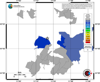 Mappa MCS - territori comuni