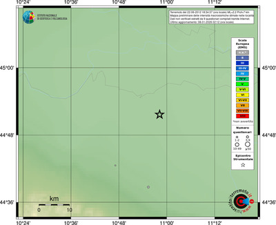 Mappa EMS - località
