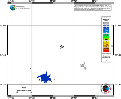 Mappa EMS - territori località