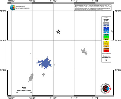 Mappa MCS - territori località