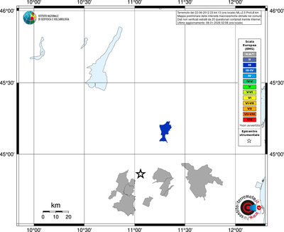 Mappa EMS - territori comuni