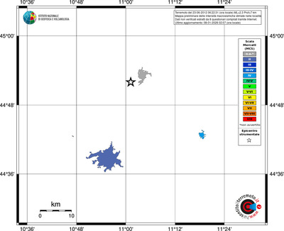 Mappa MCS - territori località