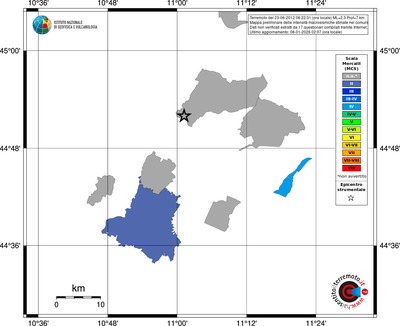 Mappa MCS - territori comuni