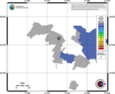 Mappa MCS - territori comuni
