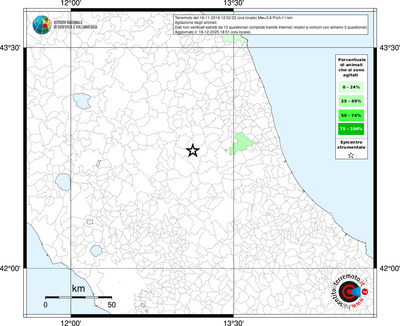 Mappa territorio comunale con almeno 3 questionari