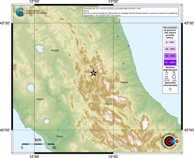 Mappa comuni con almeno 3 questionari