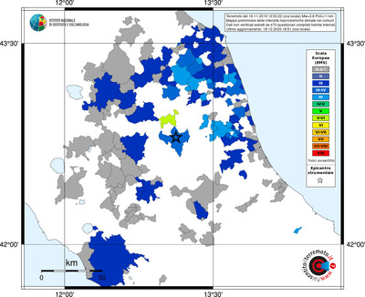 Mappa EMS - territori comuni