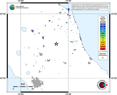 Mappa MCS - territori località