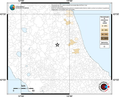 Mappa territorio comunale con almeno 3 questionari