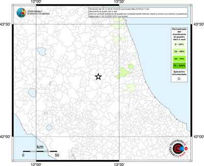 Mappa territorio comunale con almeno 3 questionari