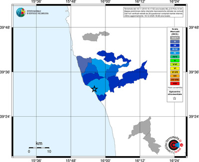 Mappa MCS - territori comuni