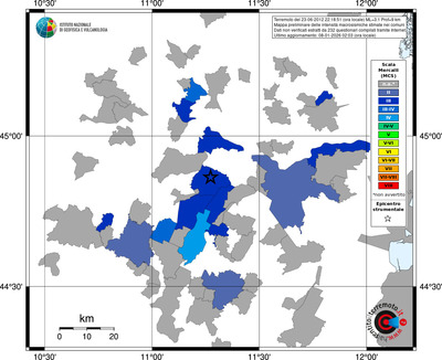 Mappa MCS - territori comuni