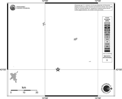 Mappa EMS - territori località