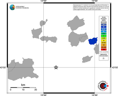 Mappa EMS - territori comuni