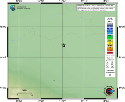 Mappa MCS - località