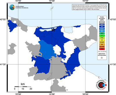 Mappa EMS - territori comuni