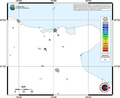Mappa MCS - territori località
