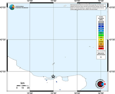 Mappa EMS - territori località