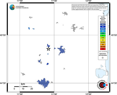 Mappa MCS - territori località