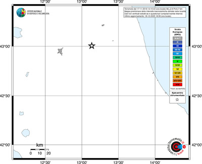 Mappa EMS - territori località