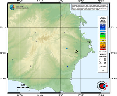 Mappa EMS - località
