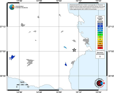 Mappa EMS - territori località