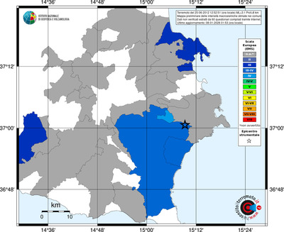 Mappa EMS - territori comuni