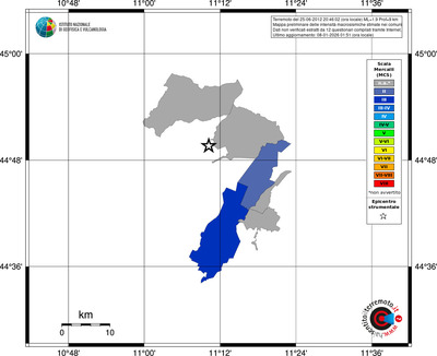 Mappa MCS - territori comuni