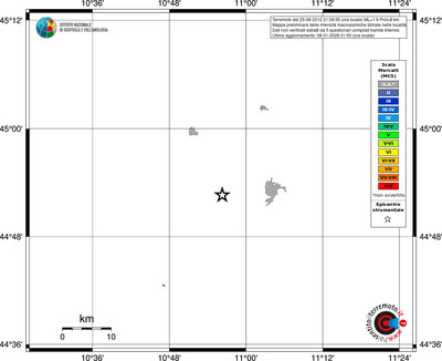 Mappa MCS - territori località