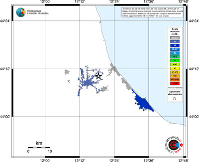 Mappa MCS - territori località