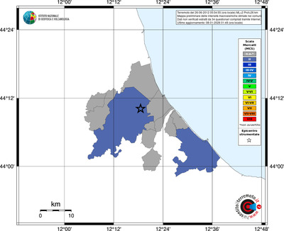 Mappa MCS - territori comuni