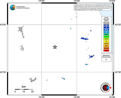 Mappa MCS - territori località