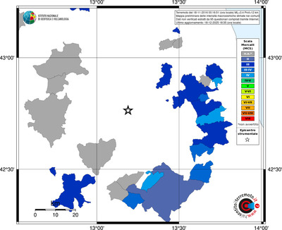 Mappa MCS - territori comuni