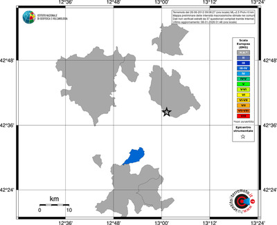 Mappa EMS - territori comuni