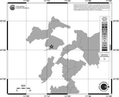 Mappa MCS - territori comuni