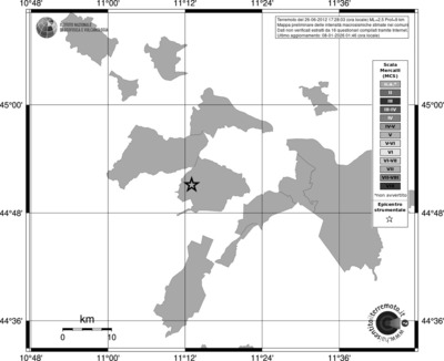 Mappa MCS - territori comuni
