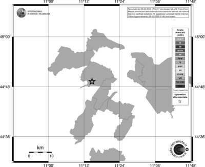 Mappa MCS - territori comuni