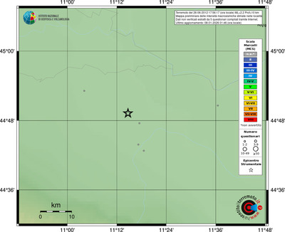 Mappa MCS - località