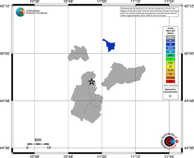 Mappa MCS - territori comuni