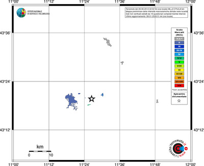 Mappa MCS - territori località