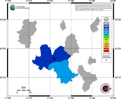 Mappa MCS - territori comuni