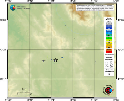 Mappa MCS - località