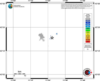 Mappa MCS - territori località