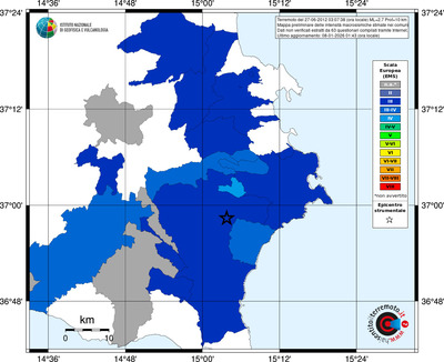 Mappa EMS - territori comuni