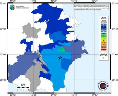 Mappa MCS - territori comuni