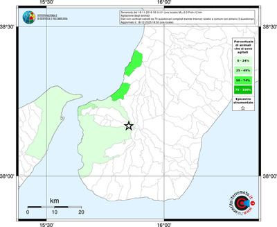 Mappa territorio comunale con almeno 3 questionari