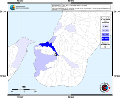 Mappa territorio comunale con almeno 3 questionari