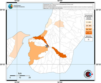 Mappa territorio comunale con almeno 3 questionari