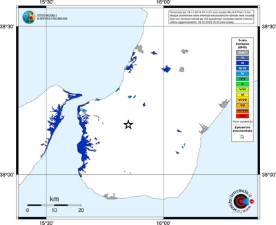 Mappa EMS - territori località