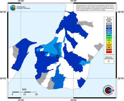 Mappa EMS - territori comuni
